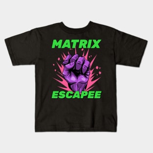 Matrix Escapee Gamer Kids T-Shirt